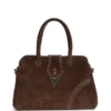 Leren tas met gesp