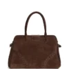 Leren tas met gesp
