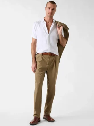 Lion Peony Jacquard-overhemd