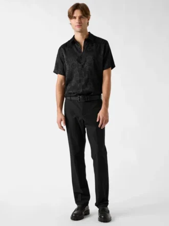 Lion Peony Jacquard-overhemd