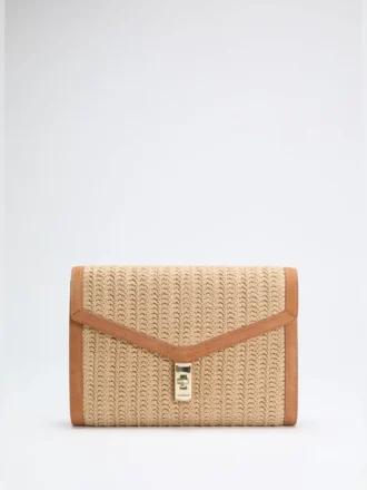 Lisa Raffia Envelope Crossbody