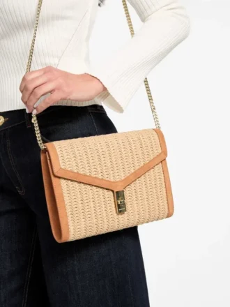 Lisa Raffia Envelope Crossbody