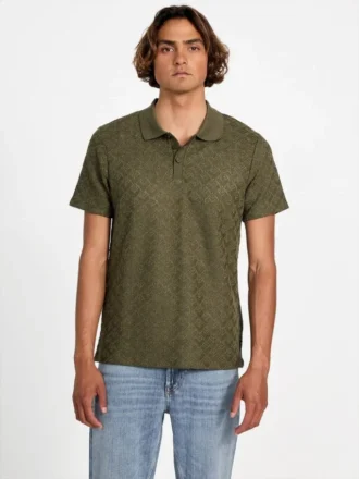 Logan gebreide polo