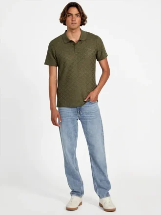 Logan gebreide polo