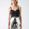 Lola satijnen korset crop top Lola satijnen korset crop top