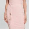 Lucia golvende sweaterjurk met riem