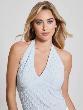 Lucia golvende trui haltertop