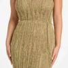 Lucky Lurex Net Maxi-jurk
