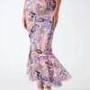 Luise gerimpelde paisley rok Luise gerimpelde paisley rok