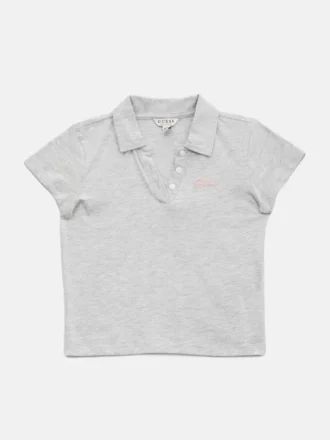 Luna gemêleerd poloshirt (7-14)