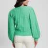 Madeline-trui met V-hals en textuur