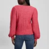 Madeline-trui met V-hals en textuur