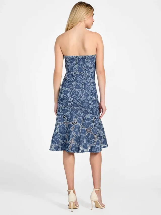 Maisy Lace Indigo-jurk Maisy Lace Indigo-jurk