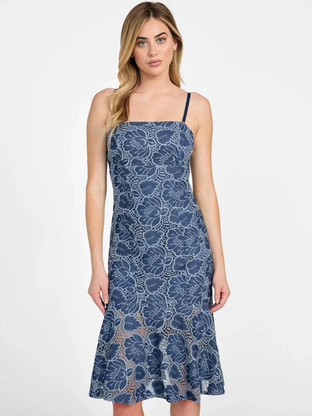 Maisy Lace Indigo-jurk Maisy Lace Indigo-jurk