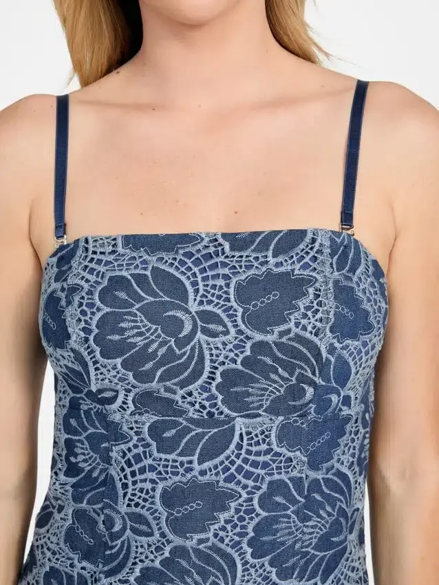 Maisy Lace Indigo-jurk Maisy Lace Indigo-jurk