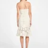 Maisy strapless kanten jurk Maisy strapless kanten jurk