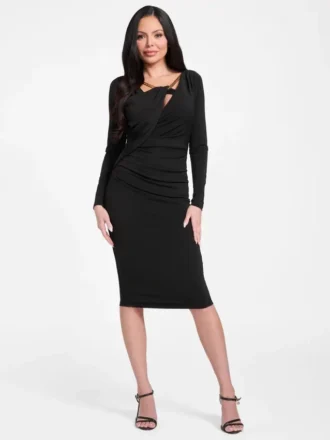 Marciano gedrapeerde midi-jurk