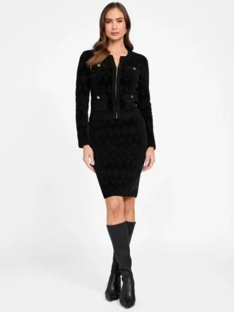 Marciano midi-rok met monogram