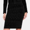 Marciano midi-rok met monogram