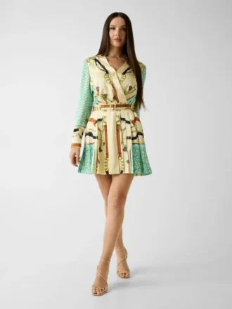 Marciano mini-jurk met kettingprint