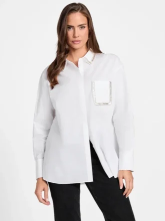 Marciano shirt met kralen