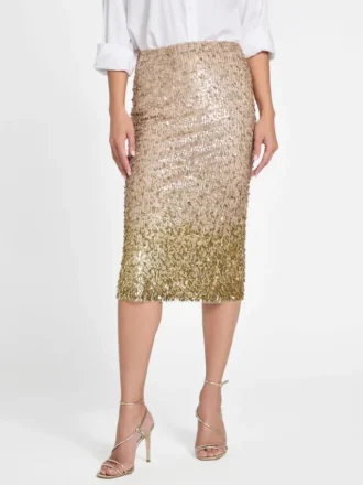 Marilyn midi-rok met pailletten