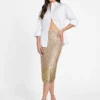 Marilyn midi-rok met pailletten Marilyn midi-rok met pailletten