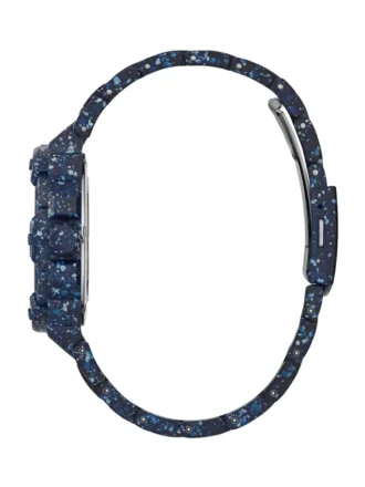 Marineblauw analoog horloge