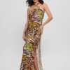 Maxi-jurk met ringprint Maxi-jurk met ringprint