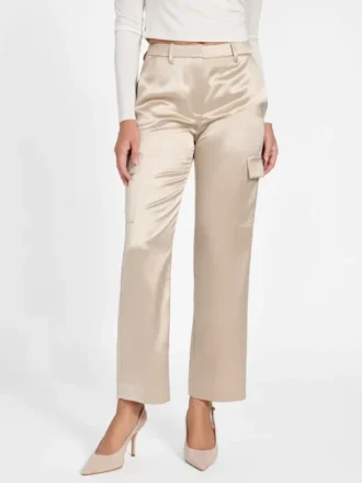 Megan Cargo-broek van satijn