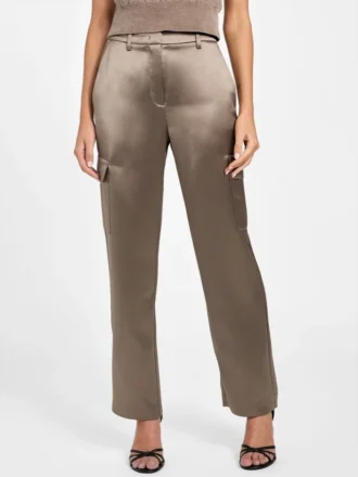 Megan Cargo-broek van satijn