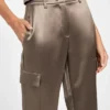 Megan Cargo-broek van satijn Megan Cargo-broek van satijn