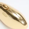 Metallic ovale clutch