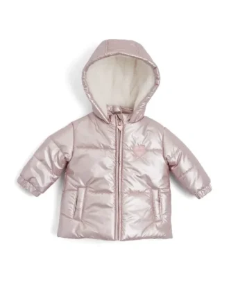Metallic puffer-overall (0-24 maanden)