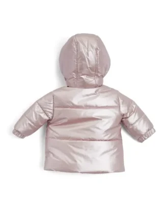 Metallic puffer-overall (0-24 maanden)