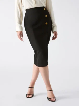 Midi-rok met Dalia-knopen