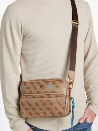 Milano Quattro G Crossbodytas met dubbele rits Milano Quattro G Crossbodytas met dubbele rits
