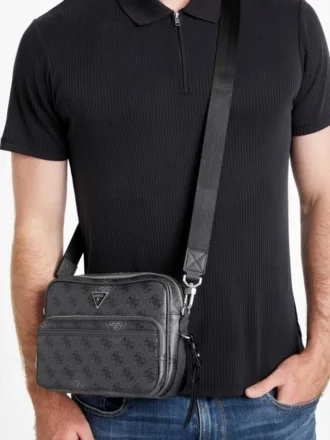 Milano Quattro G Crossbodytas met dubbele rits