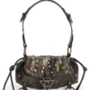 Mini Claudia leren tas