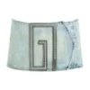 Mini-denimrok met riem Mini-denimrok met riem