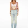 Mini-denimrok met riem Mini-denimrok met riem