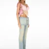 Mini-denimrok met riem Mini-denimrok met riem