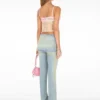 Mini-denimrok met riem Mini-denimrok met riem