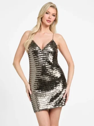 Mini-jurk met pailletten