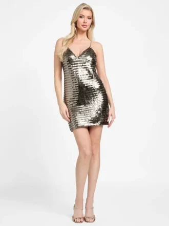 Mini-jurk met pailletten