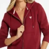 Mini-patch sweatshirt met rits