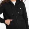 Mini-patch sweatshirt met rits