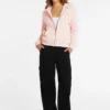 Mini-patch sweatshirt met rits