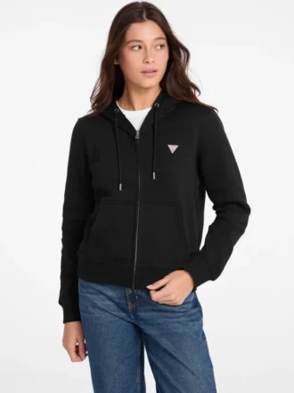 Mini-patch sweatshirt met rits
