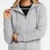 Mini-patch sweatshirt met rits